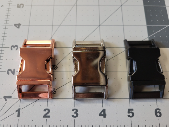 Adjustable Quick Release Biothane Dog Collar 1" or 3/4" Width
