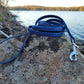 1/2" Collar/Leash Puppy or Small Dog Biothane Waterproof Leash and Collar, Vegan Leather Collar and Leash