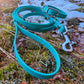 1/2" Collar/Leash Puppy or Small Dog Biothane Waterproof Leash and Collar, Vegan Leather Collar and Leash