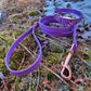 1/2" Collar/Leash Puppy or Small Dog Biothane Waterproof Leash and Collar, Vegan Leather Collar and Leash