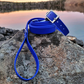 1" or 3/4" Collar/Leash Biothane Set in Single Colour or 2 Tone Leash (Choice of 3/4" or 1" Leash)