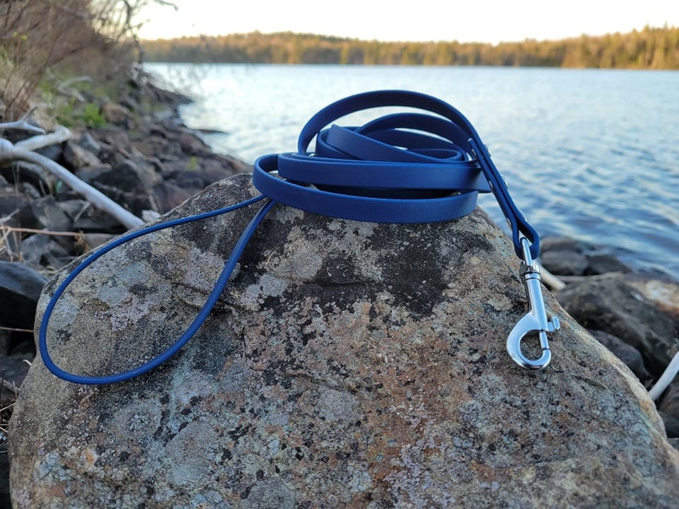 1/2" Wide Biothane Leash Single Color, Waterproof Leash, Vegan Leather Leash, Puppy Leash, Small Dog Leash