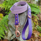 1" Wide Biothane Leash 2 Tone Color, Waterproof Leash, Vegan Leather Leash, Easy to Clean Leash